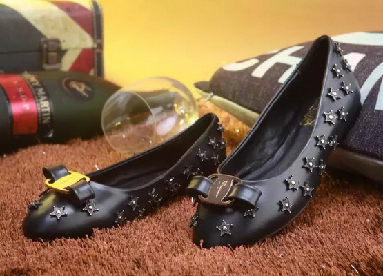 Ferragamo Shallow mouth flat shoes Women--019